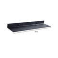 Black non-perforated bathroom shelf - HAUSSLYON