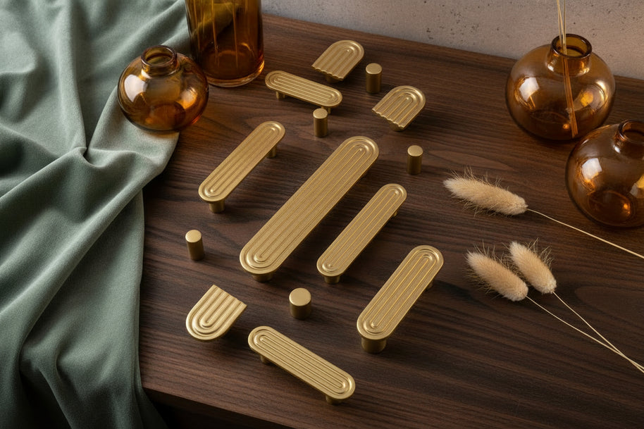 Poignées et boutons Malte de VidaXL, en métal, avec finition élégante, pour meubles ou décoration intérieure.