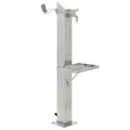 Garden Water Column Stainless Steel Square 95 cm - HAUSSLYON