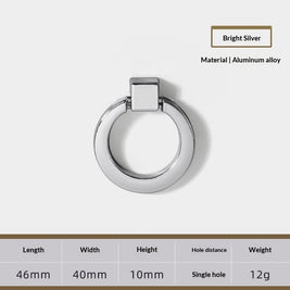 European-style Minimalist Vintage Single-hole Pull Ring Handle - HAUSSLYON