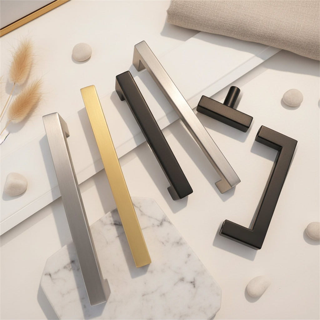 Stainless Steel Square Pipe Door Handle - HAUSSLYON