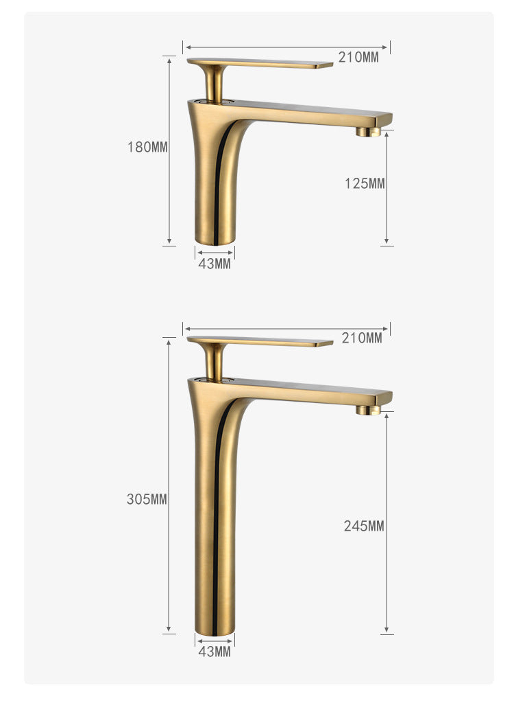 Robinet de salle de bain Cheverny de la marque Hausslyon, montrant le design moderne et la finition en chrome.