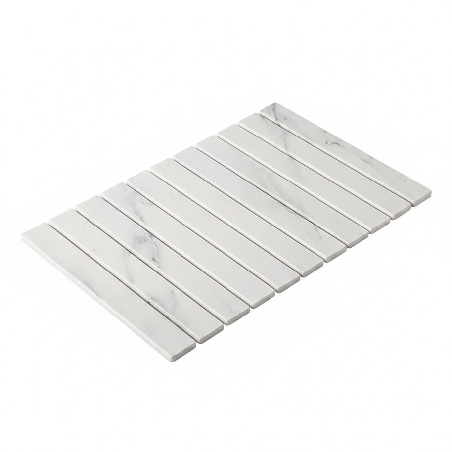 Tapis de comptoir absorbant en diatomite HAUSSLYON, surface épurée, parfait pour essuyer et sécher rapidement.