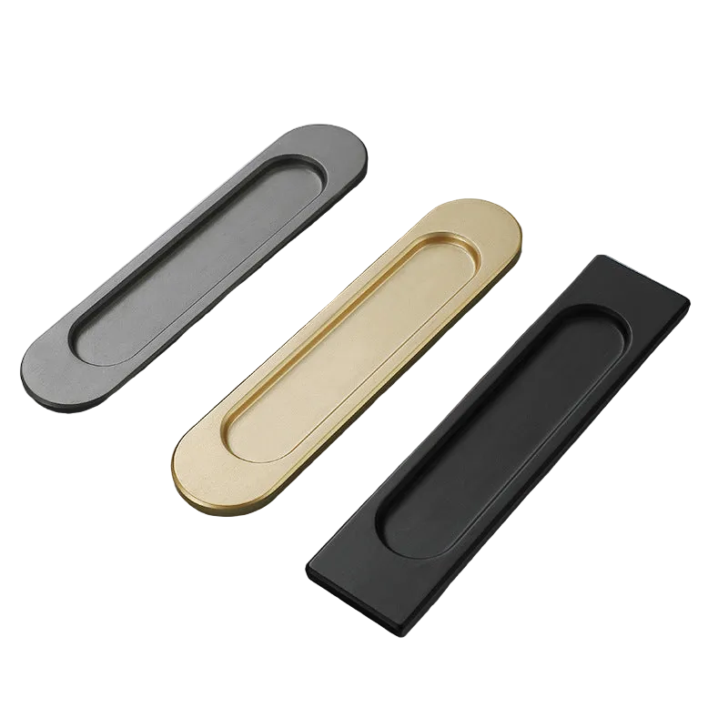 Poignée de porte VidaXL Mirabel en métal avec finition élégante, visible sur l'image.