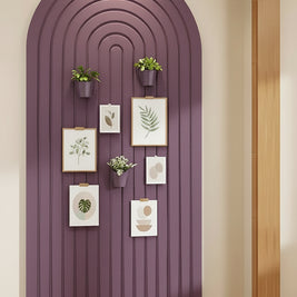 Arched Striped Felt Wall Sticker Felt Board Photo Wall - HAUSSLYON
