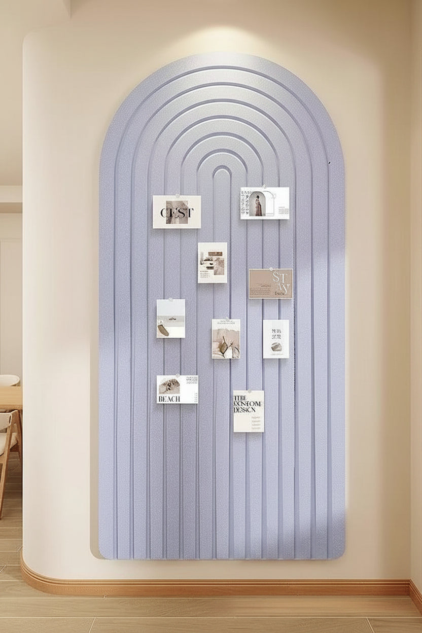 Arched Striped Felt Wall Sticker Felt Board Photo Wall - HAUSSLYON