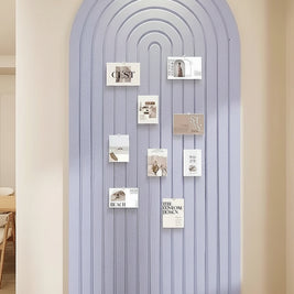 Arched Striped Felt Wall Sticker Felt Board Photo Wall - HAUSSLYON