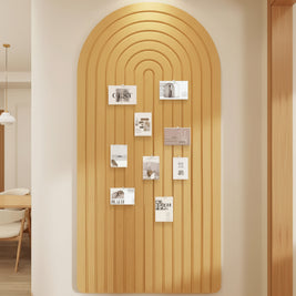 Arched Striped Felt Wall Sticker Felt Board Photo Wall - HAUSSLYON