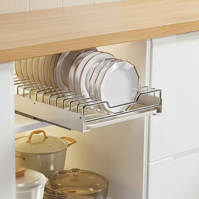 Rangement pour vaisselle coulissant Windsor de VidaXL, meuble en bois avec tiroirs pour cuisine moderne.