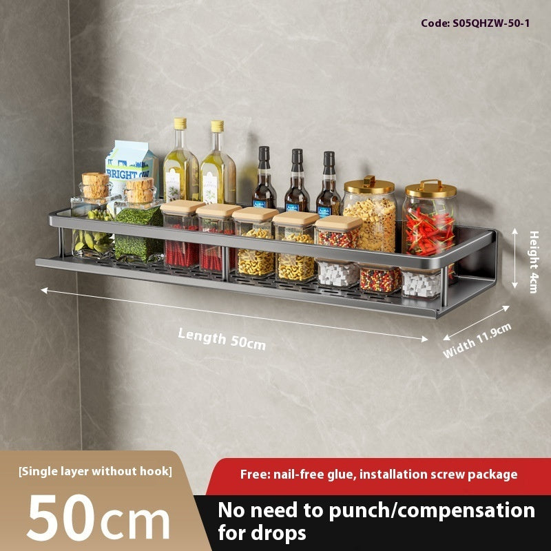 Kitchen Rack Seasoning Multifunctional Wall Mount Storage - HAUSSLYON