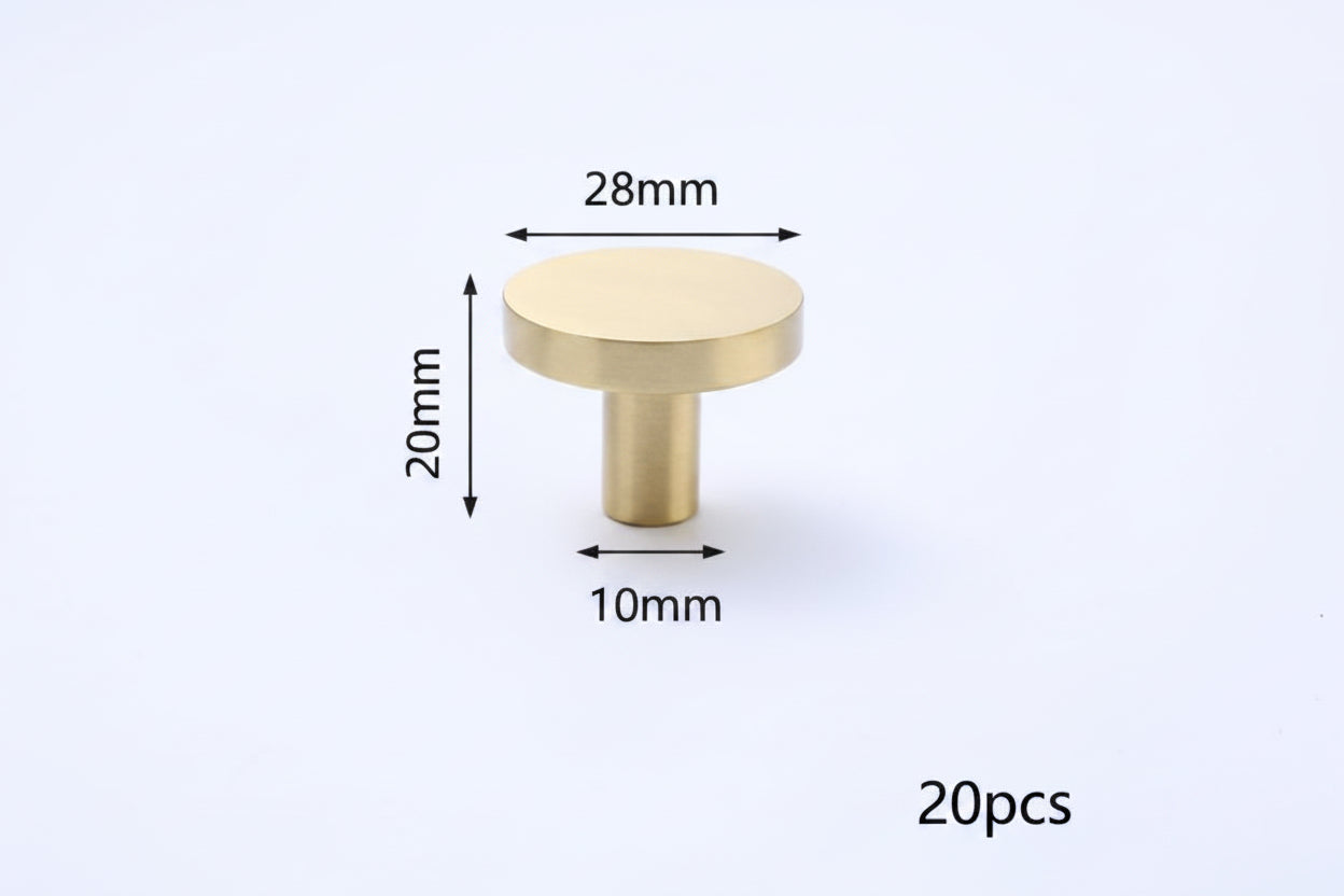 Boutons Avignon VidaXL de couleur neutre, en plastique, disposés en rangée sur un fond blanc.