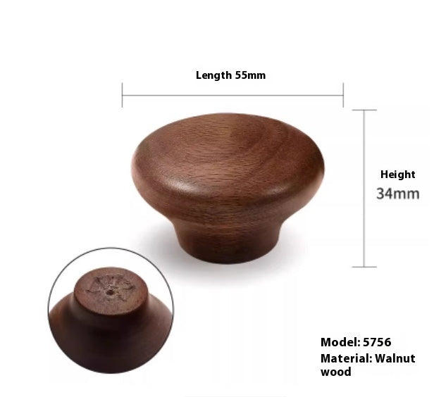 Poignées et boutons Sapelli de la marque VidaXL, finition en bois naturel pour meubles et décoration intérieure.