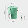 Beer Champagne Red Wine Small Ice Cube Bucket  With Lid - HAUSSLYON