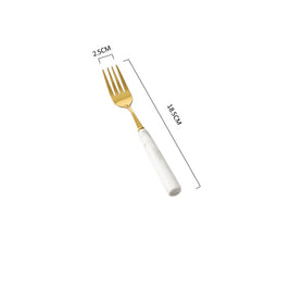 Couverts Danglars VidaXL, ensemble de couteaux, fourchettes et cuillères en acier inoxydable pour repas quotidiens.