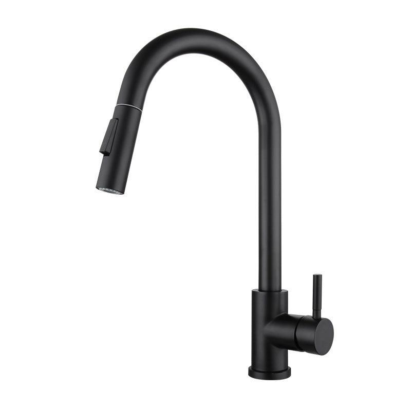 Stainless Steel Kitchen Pull-out Retractable Faucet - HAUSSLYON