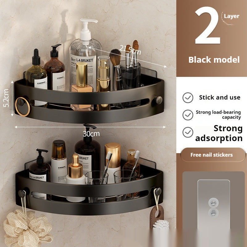 Bathroom Triangle Storage Rack Punch-free - HAUSSLYON