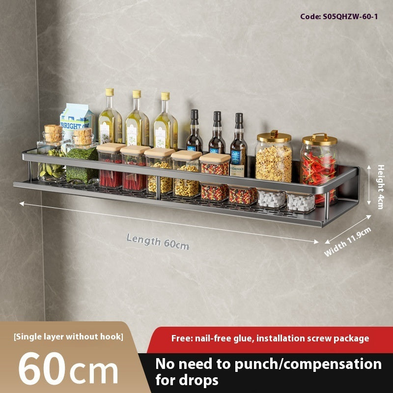 Kitchen Rack Seasoning Multifunctional Wall Mount Storage - HAUSSLYON