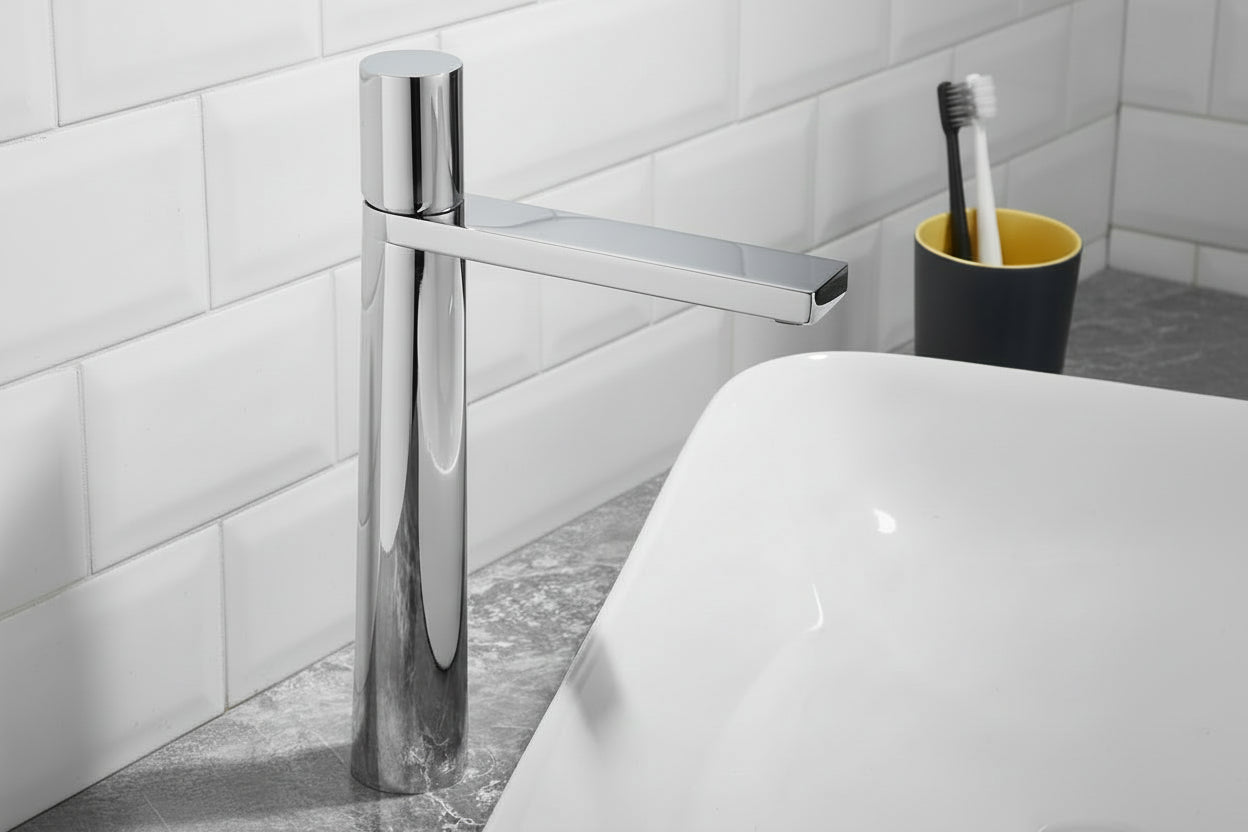 German Craft Basin Faucet Gun Grey Faucet Bathroom - HAUSSLYON