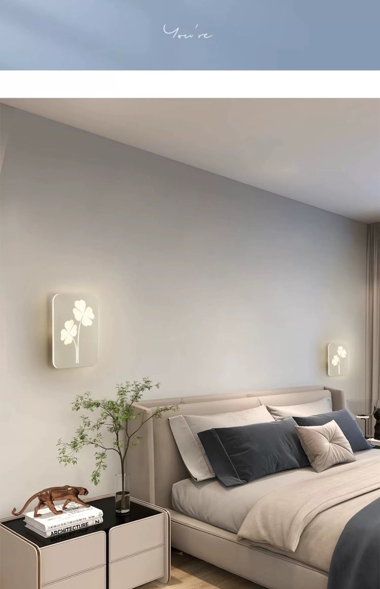 APPLIQUE MURALE - CLOVERLEAF - HAUSSLYON