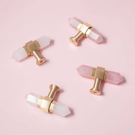Poignées et boutons Janina de VidaXL, détails en métal et finition élégante, pour meubles et décoration intérieure.