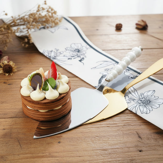 Spatules VidaXL Athens en acier inoxydable avec poignée ergonomique, parfaites pour la cuisine et la pâtisserie.