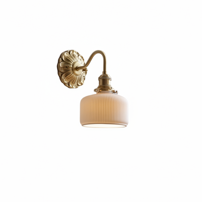 Applique murale Victoria de VidaXL avec design élégant en métal blanc, idéale pour décoration intérieure moderne.