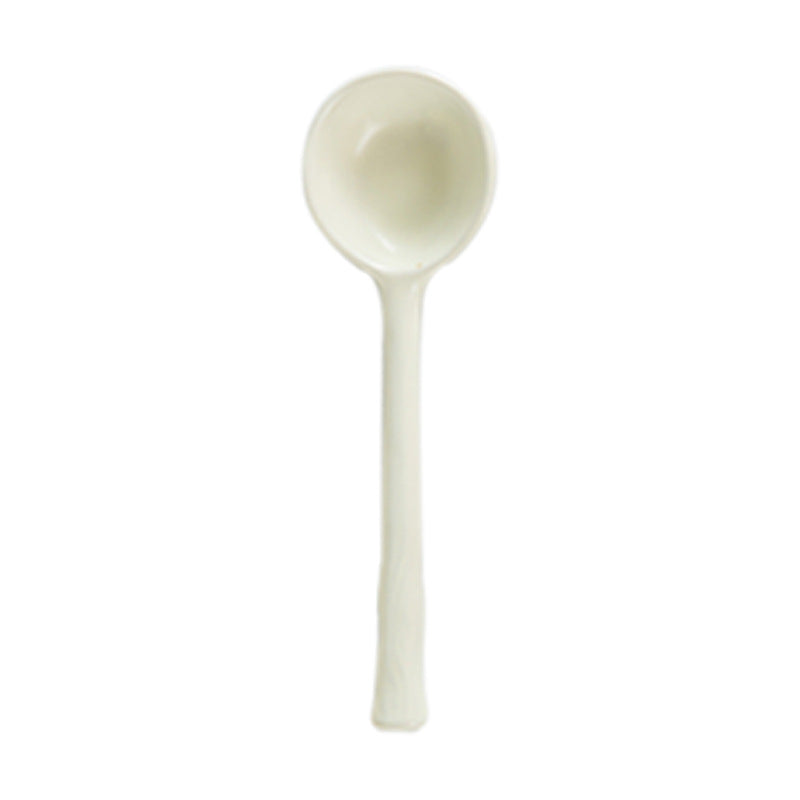 Cute Good-looking Creative Ceramic Household Eating Long Spoon - HAUSSLYON