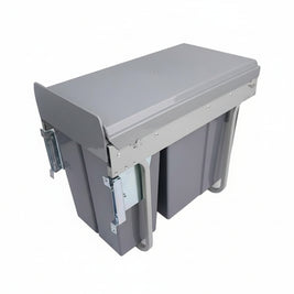 Cabinet Embedded Trash Can Hidden With Lid - HAUSSLYON
