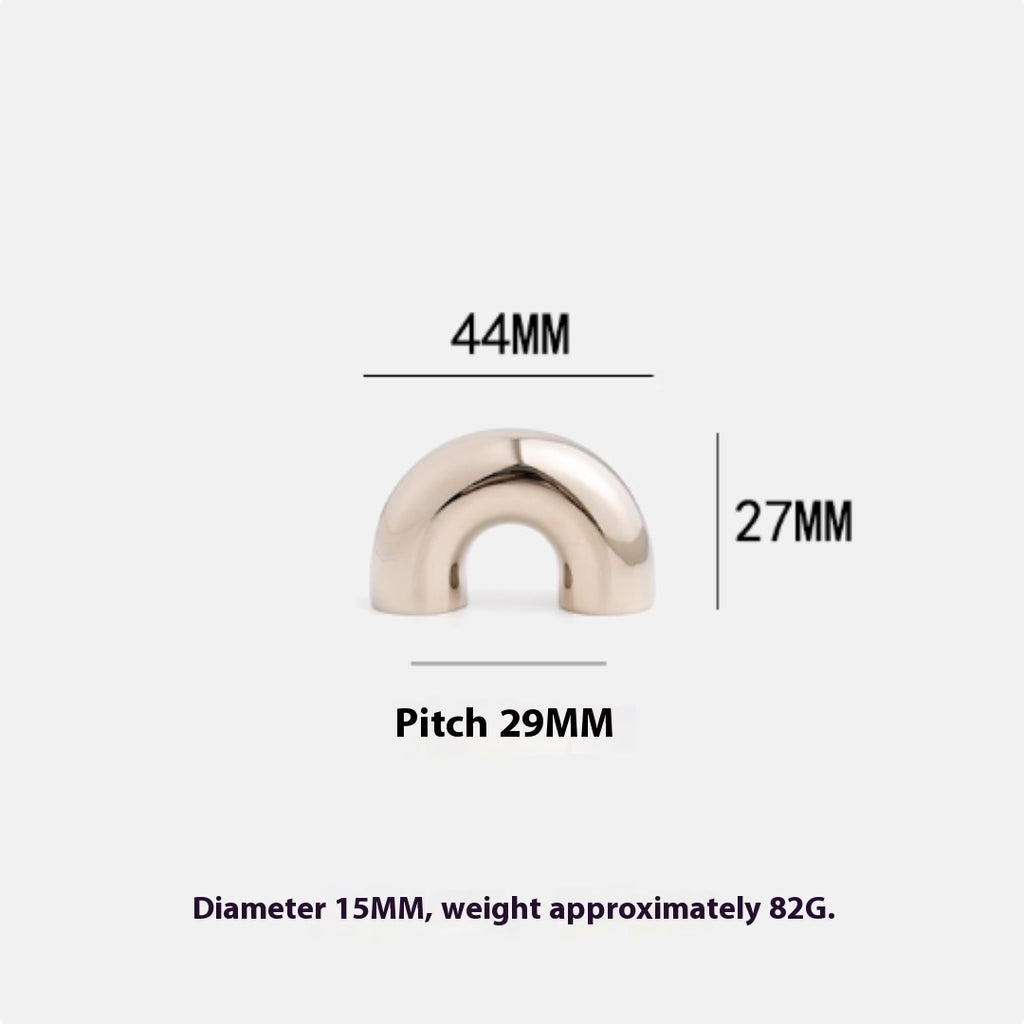 Minimalist Cabinet Handle Titanium Silver Wardrobe Cabinet - HAUSSLYON