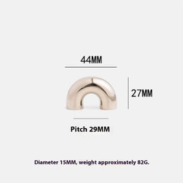 Minimalist Cabinet Handle Titanium Silver Wardrobe Cabinet - HAUSSLYON