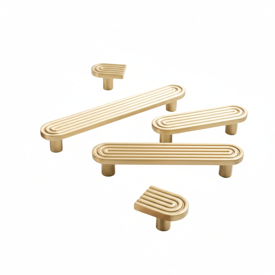 Poignées et boutons VidaXL Malte, finition élégante pour meubles, visibles en image avec détails en métal et design moderne