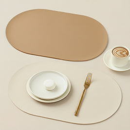 Set de table VidaXL en coton blanc avec motif élégant, idéal pour protéger et décorer la table.