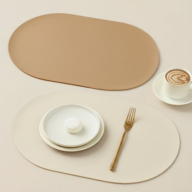 Set de table VidaXL en coton blanc avec motif élégant, idéal pour protéger et décorer la table.