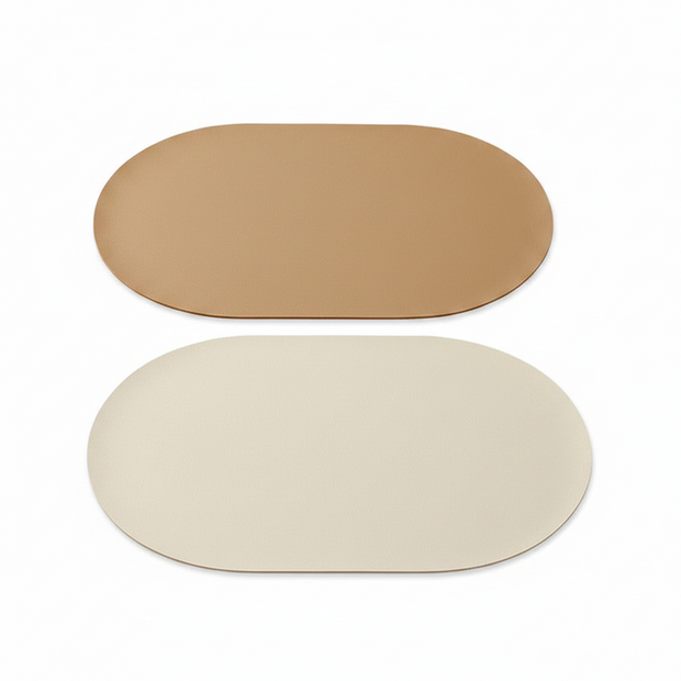 Set de table VidaXL en plastique transparent avec motifs floraux, idéal pour protéger la table lors des repas.