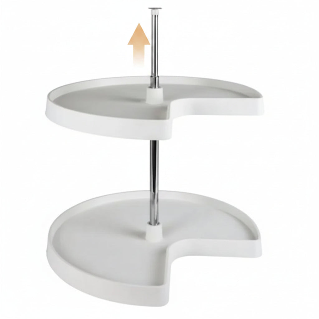 Kitchen Corner Basket Corner Rotating Storage Rack - HAUSSLYON