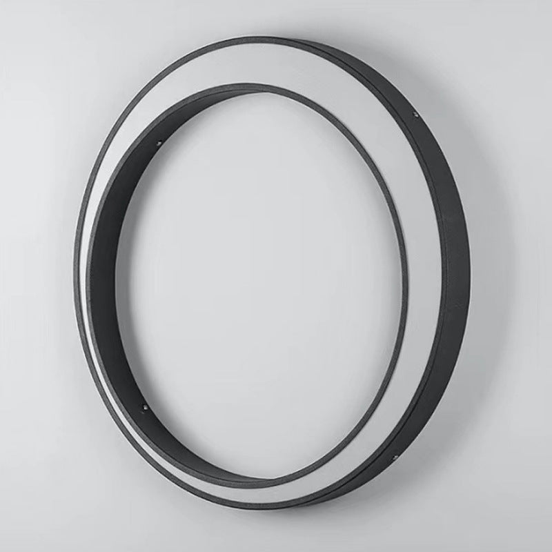 Outdoor Simple Round Wall Lamp Waterproof - HAUSSLYON