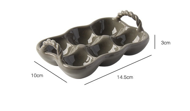 CERAMIC EGG PLATE - ARLES