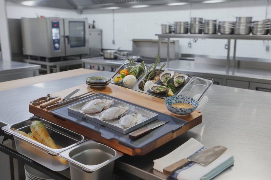 Planche à découper en épicéa VidaXL, surface lisse pour la préparation des aliments, bois naturel clair.
