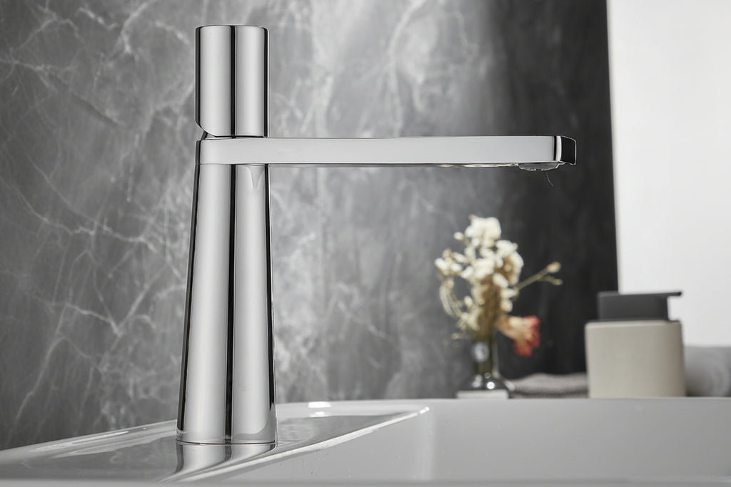 German Craft Basin Faucet Gun Grey Faucet Bathroom - HAUSSLYON