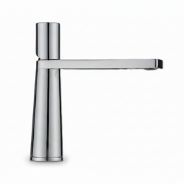 Robinet de salle de bain HAUSSLYON Kassel, accessoire de salle de bain en acier inoxydable avec poignée moderne.
