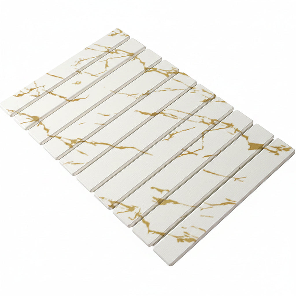 Tapis de comptoir absorbant en diatomée Hauslyon Cantoria, surface rugueuse, idéal pour essuyer la vaisselle ou les mains.