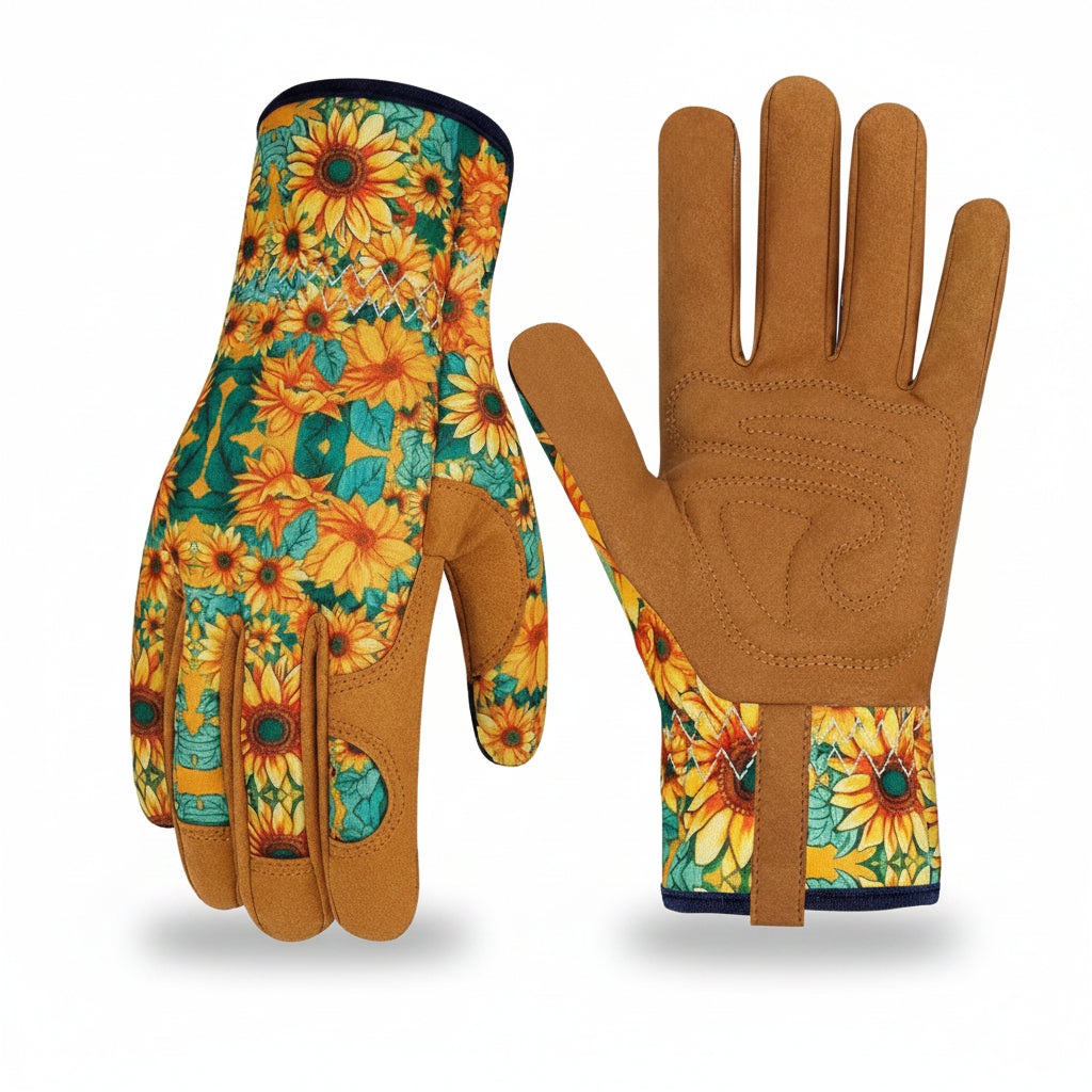 Gants de jardinage en microfibre HAUSSLYON pour travaux de jardinage, avec texture douce et protection des mains.
