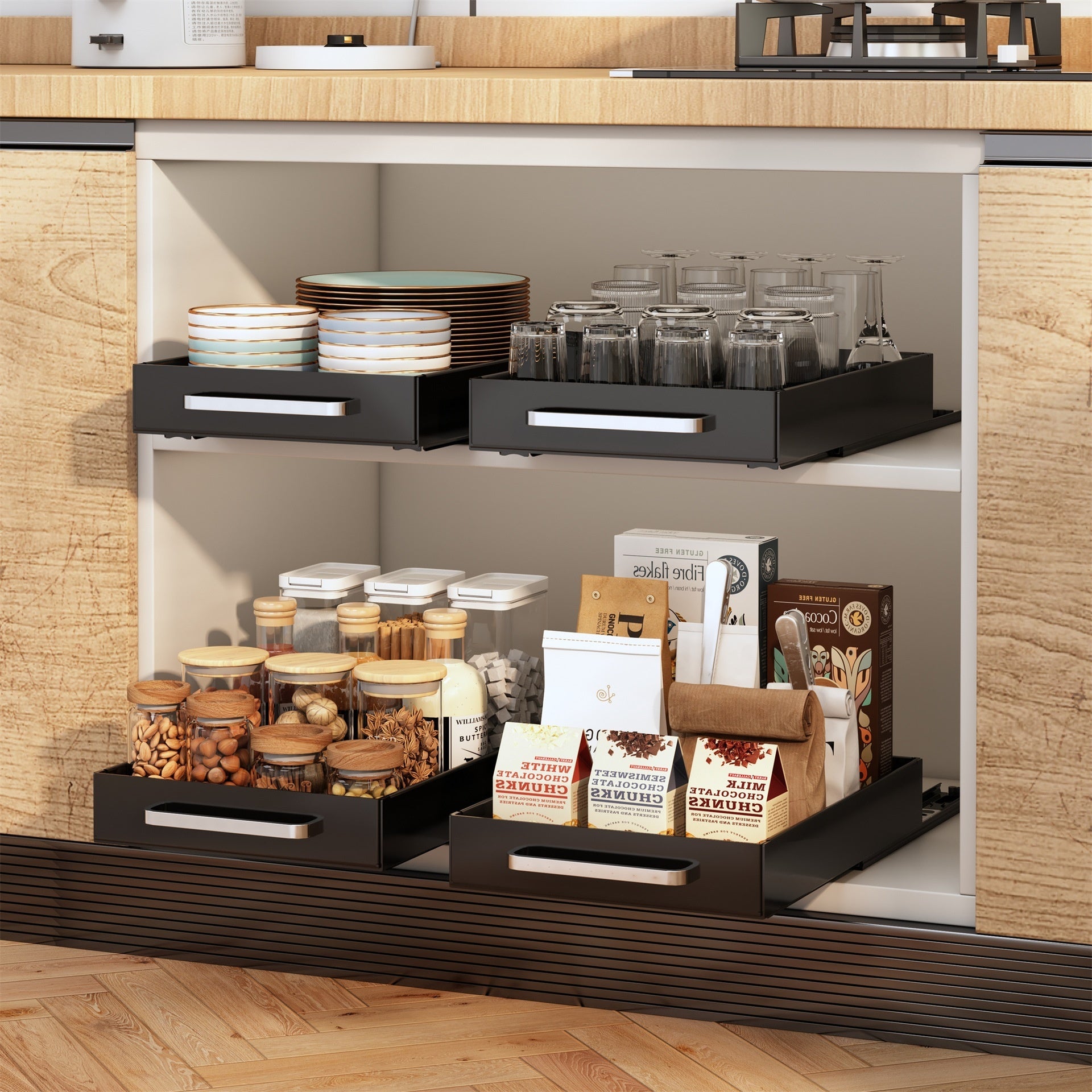 Multi-functional Storage Rack Kitchen Tableware - HAUSSLYON