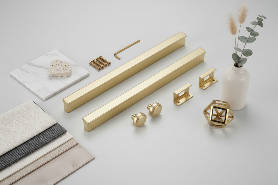Poignées BROME VidaXL, accessoires de porte en métal noir, design moderne et robuste pour intérieur ou extérieur.