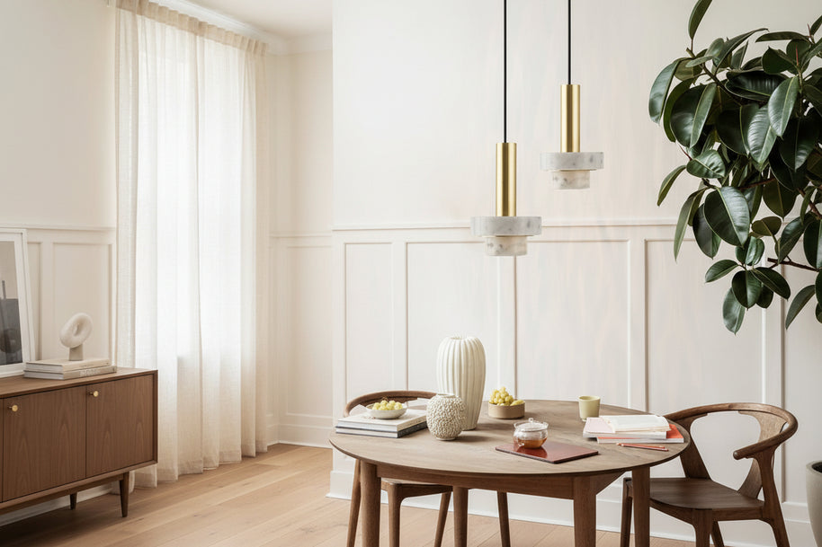 Lustre Cambridge VidaXL avec cinq bras et abat-jour en verre, design élégant pour salon ou salle à manger.