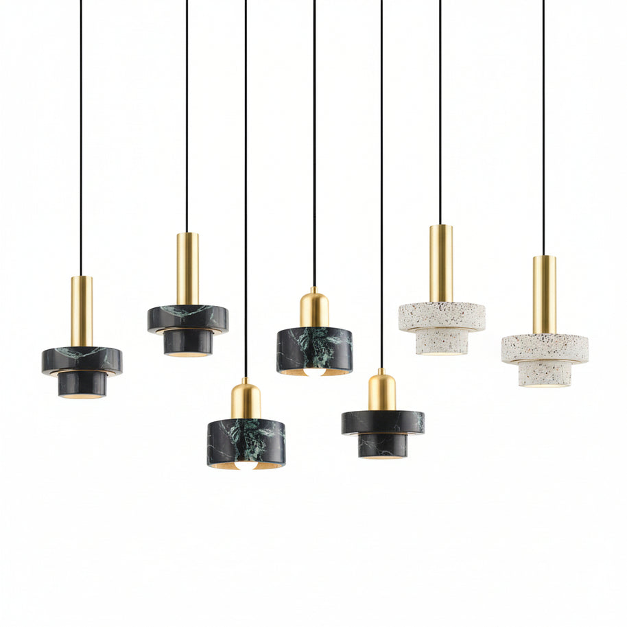 Lustre Cambridge VidaXL à six ampoules suspendu en métal avec design moderne et élégant pour salon ou salle à manger.
