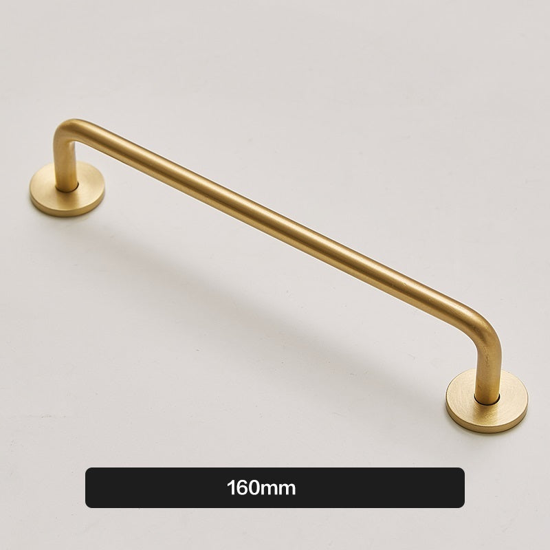 Modern Minimalist Pure Copper Vintage Golden Long Handle - HAUSSLYON