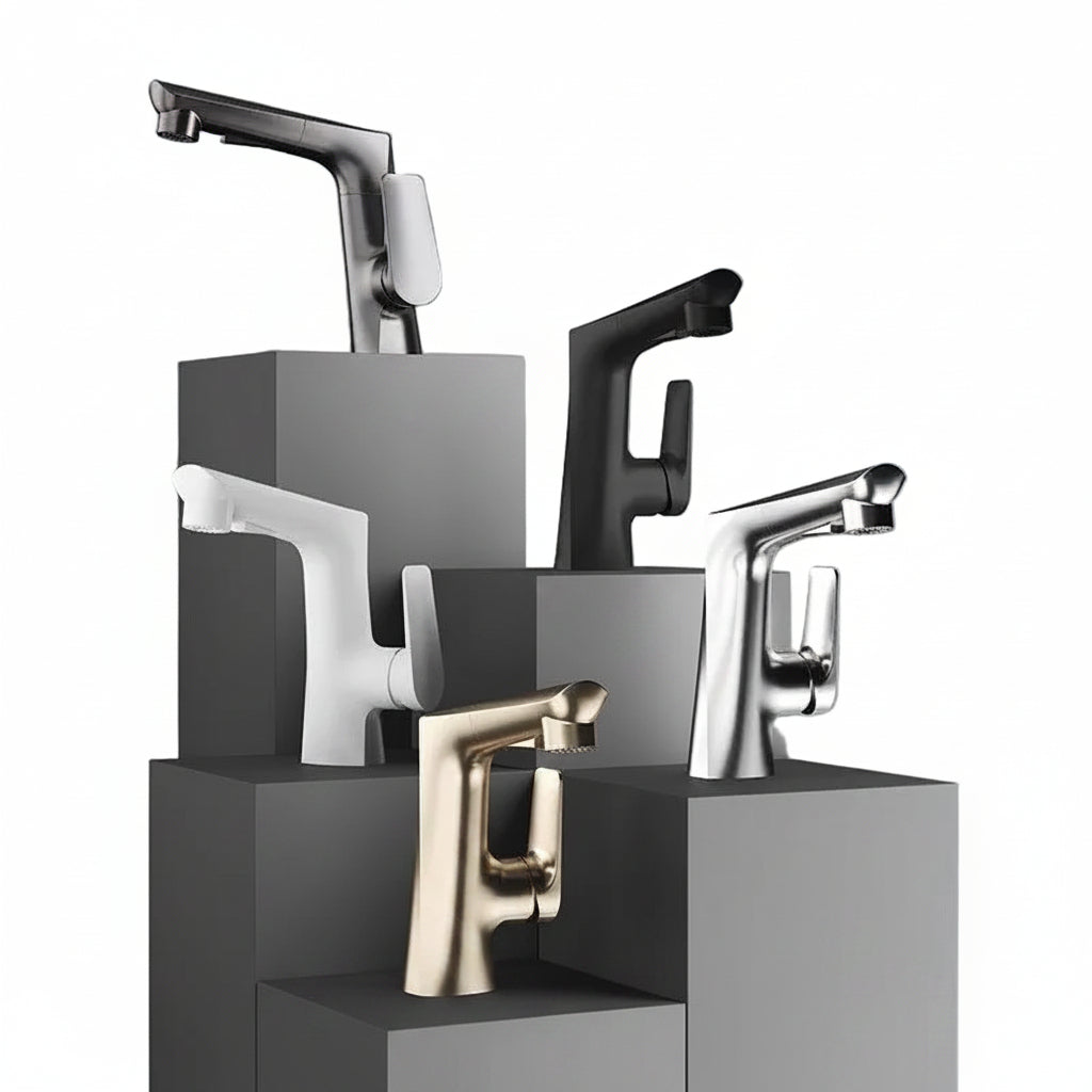 Washbasin Faucet Lifting Pull-out Type - HAUSSLYON
