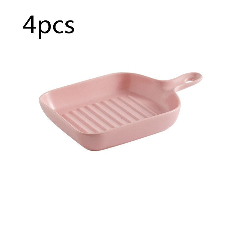 Assiettes KOKI VidaXL en céramique blanches avec design moderne pour repas quotidiens.