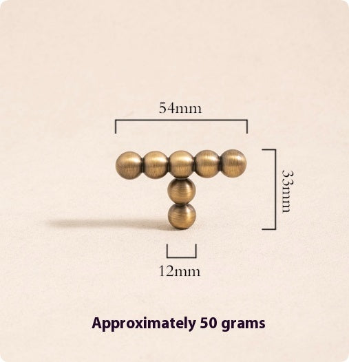 Retro Bronze Pearl Brass Handle Creative Light Luxury - HAUSSLYON